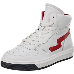 Gattino jongens G1301 sneakers, wit-rood, 35 EU