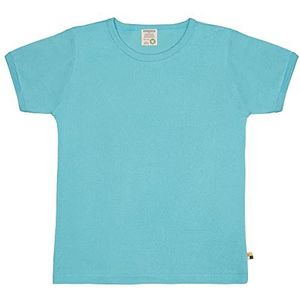 loud + proud Unisex Kids Uni, GOTS gecertificeerd T-shirt, cyaan, 62/68, cyaan, 62/68 cm