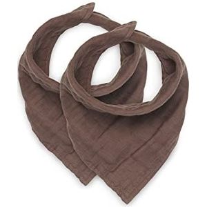 Slab bandana wrinkled cotton chestnut (2pack)