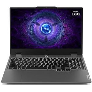 Lenovo LOQ 15IRX9 Intel® Core™ i7 i7-13650HX Laptop 39,6 cm (15.6") Full HD 16 GB DDR5-SDRAM 1 TB SSD NVIDIA GeForce RTX 4060 Wi-Fi 6 (802.11ax) Grijs