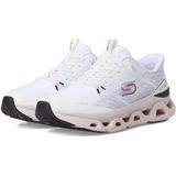 Skechers - GLIDE-STEP ALTUS-FAST LANE - Slip-on Sneakers - Wit/Zwart/Roze - Dempende Zool