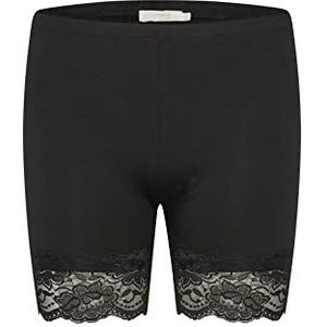 Cream Matilda Biker Shorts, Pitch Black, XXL Dames