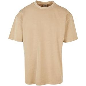 Urban Classics, Herren, T-Shirt, Heavy Oversized Garment Dye Tee, Unionbeige, 5XL