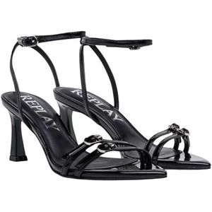 REPLAY Anais Patent damessandalen, 003 zwart, 36 EU, 003 Black, 36 EU