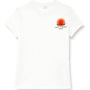 s.Oliver Meisjes T-shirts, korte mouwen, wit, 152 cm
