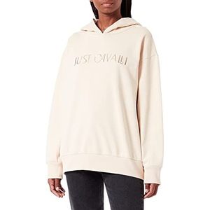 Just Cavalli Sweatshirt voor dames, 108 ivoor, maat M
