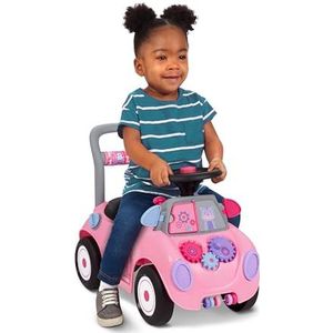 Radio Flyer Creativity Car, Sit to Stand Peuter Ride On Toy, Leeftijden 1-3, Roze