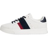 TOMMY HILFIGER - Sneakers - Marine/Rood/Wit - Laag - Leer