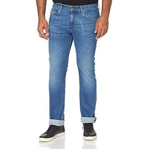 7 For All Mankind Slimmy Strolling Blue Jeans voor heren, blauw (mid blue), 28W x 30L