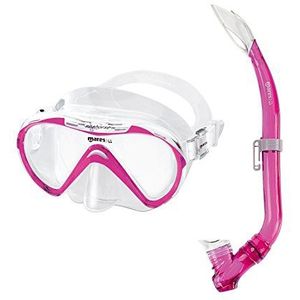 Mares Unisex's Mask Plus Snorkel Zeepaard Duiken Kit-Transparent/CL, GURPKCL