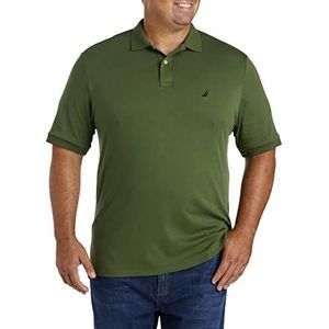 Nautica Mens Classic Fit Short Sleeve Solid Soft Cotton Polo Shirt