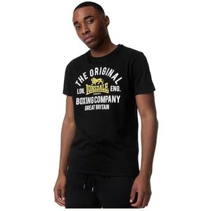 LONSDALE Shirt 'Cloghfin'  geel / zwart / wit