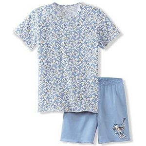 CALIDA Meisje meisjes Millefleur pyjamaset, Milky Blue, 140