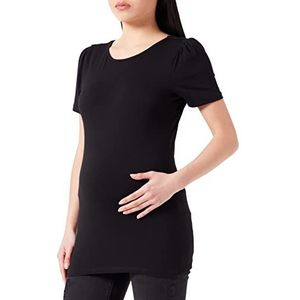 Noppies Dames Tee Bago T-shirt met korte mouwen, Black - P090, 44