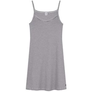 Petit Bateau - Gestreept Nachthemd - Blauw/Wit - Katoen