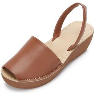 Kenneth Cole REACTION Women's FINE Glass Wedge Sandal, Luggage, 9.5 M US