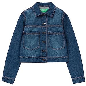 United Colors of Benetton Jas 2AW7DN02I donkerblauw denim 901, XS dames, donkerblauw denim 901, XS