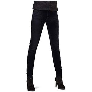 G-Star Raw dames Jeans 3301 Mid Skinny, Blauw (Mazarine Iced Flock C554-c081), 31W / 32L