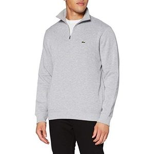 Lacoste Sweatshirt voor heren, zilverkleurig/zwart., XL