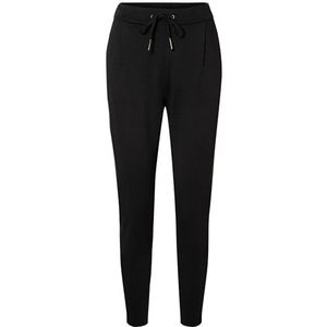 VERO MODA Vrouwelijke broek Petite Mid-Rise trekkoord, Schwarz, M x 28L