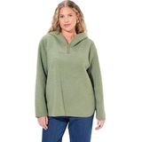 Ulla Popken - Sweatshirt - Lichtgroen - Normale Pasvorm - Lange Mouw