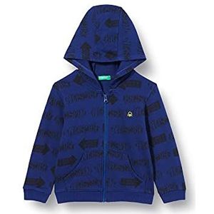 United Colors of Benetton Gebreid vest voor kinderen, Allover blauw 69J, 68 cm