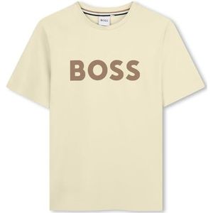 BOSS J52711 T-shirt voor jongens, Vanille, 16 Jaren