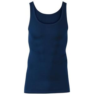 Calida Heren Athletisch-Shirt Twisted Cotton Undervest, Blauw (admiraal 883), S