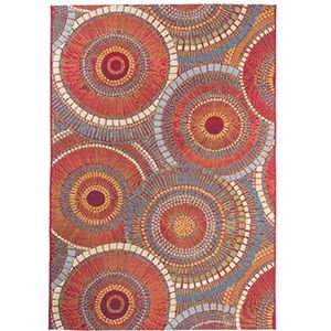 Benuta Binnen en buiten tapijt Artis, kunstvezel, oranje, 120 cm x 180 cm x 2 cm