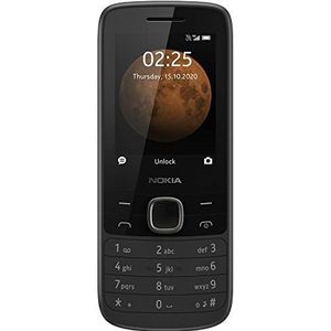 Nokia 225 4G - 64MB Geheugen - Dual SIM - 2.4"" QVGA Display - Lange Batterijduur - Zwart