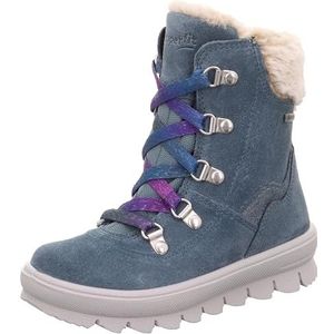 Superfit Mädchen FLAVIA warm gefütterte Gore-Tex Stiefel, BLAU/LILA 8000