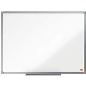 Nobo Staal magnetisch whiteboard, 600 x 450 mm, aluminium lijst, hoekwandmontage, inclusief whiteboard pennenbak, Essence bereik, 60 x 45 cm, wit, 1905209