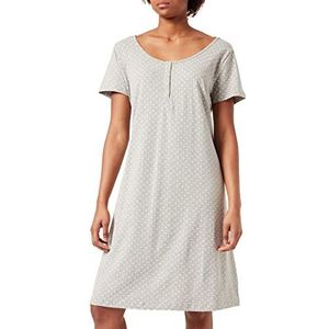 ESPRIT Maternity Damesjurk met korte mouwen, allover print, Light Grey Melange - 45, XS