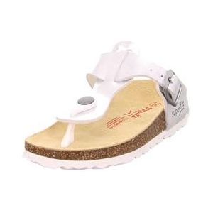 Superfit Meisjessandalen met riempjes, Metallic Zilver 9500, 25 EU