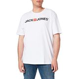 JACK & JONES Jjecorp T-shirt met logo voor heren, met ronde hals en neus