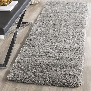 Safavieh California Premium Shag Collection SG151-1313 Modern 2' 3"" x 5' zilver