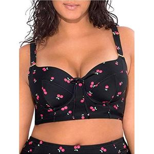 Smart & sexy Badmode voor dames, licht gevoerde bikinitop met beugel, 80F