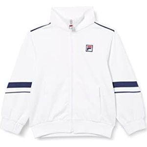 FILA Unisex kinderen ZEMPIN Track Jacket, Bright White, 122/128