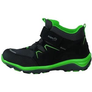 Superfit Sport5 Sneakers voor jongens, zwart, groen 0000, 26 EU Breed