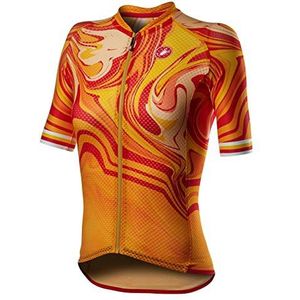 castelli Climber's 2.0 W JER lang shirt voor dames, saffraan