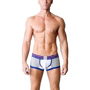 Timoteo Varsity Relais Trunk Wit/Grijs/Blauw Maat M Pack van 1