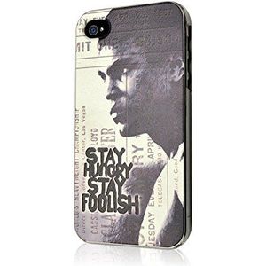 muvit MUSHSF0012 beschermhoes voor iPhone 4/4S, motief Muhammad Ali Stay Hungry Stay Foolish