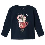 Name It Blouse - NmfRbell - Dark Sapphire - Name It - 2 jaar (92) - Shirts