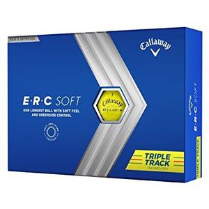 Callaway ERC Soft Golfballen 2023, Triple Track Geel