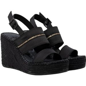 Replay JESS Double damessandalen met sleehak, 003 zwart, 40 EU, 003 Black, 40 EU