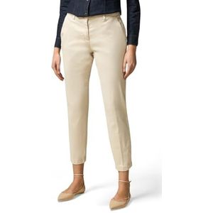 Oltre Tencel Blend Skinny broek voor dames, Beige, 46