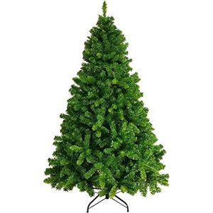 Luxe realistische kerstboom, 180 cm, 1140 cm, grenenhout, PVC, groen, 180 cm