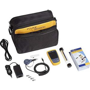 Fluke Networks Fi-525 Fiberinspector Microfiber Optische Inspectie Camera met Portbright Verlichting, Inclusief NFC-Kit-CASE Fibre Endface Cleaning Kit