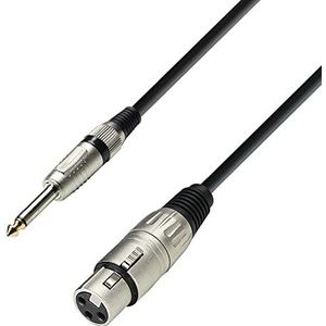 K3 MFP 0100 Microfoonkabel XLR female naar 6,3 mm jack mono 1 m