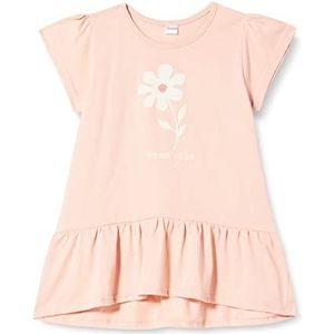 Pinokio Tunic T-shirt met korte mouwen, Pink Summer Garden, 110 cm
